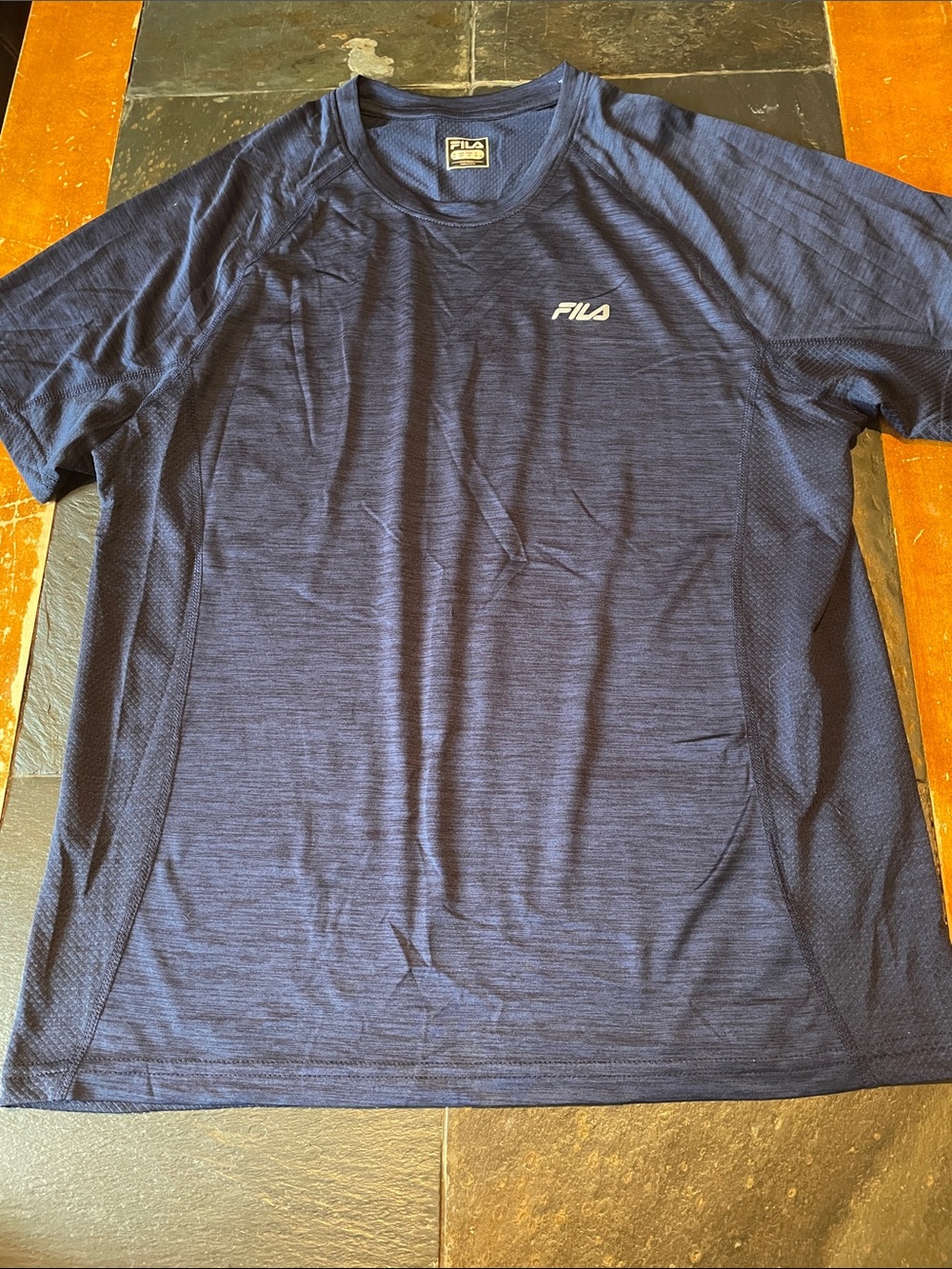 Fila Men's Navy Blue Short Sleeve Performance Tee